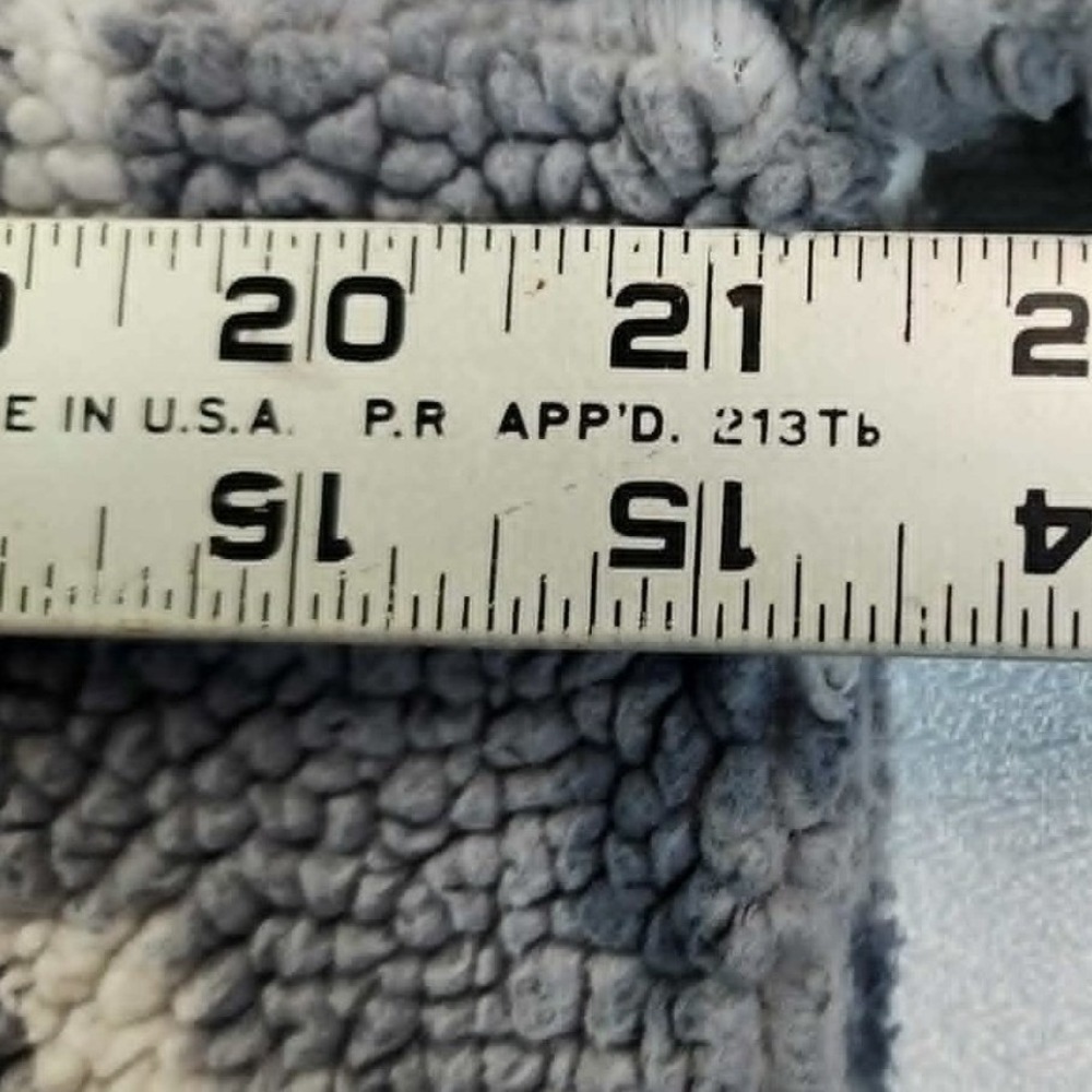 Abercrombie Kids Sherpa Fleece Hoodie Grey Digi Camo Unisex 15/16 XL Full‎ Zip - Picture 6 of 6